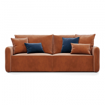 ПОРТЛЕНД Диван прямой терракотовый