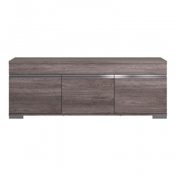 Тумба под ТВ VIOLA, деревянная, отделка вяз, с 3 дверками