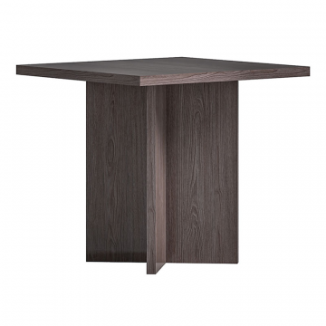 Столик для лампы VIOLA, деревянный, отделка вяз