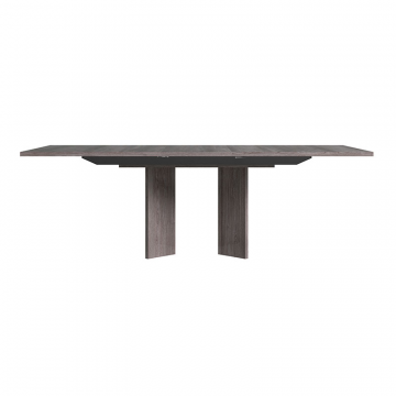 Стол обеденный VIOLA, раскладной, деревянный (180 см + 2 вставки 45 см), отделка вяз