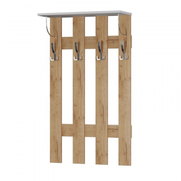 Вешалка Ямайка ЯПВ-1, дуб крафт/белый