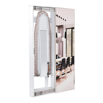 Зеркало с гладильной доской Смарт, белый