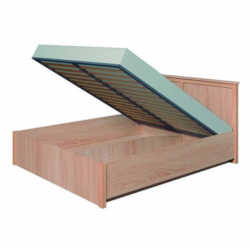 Кровать с подъемным механизмом Sherlock 41.2 180х200, дуб сонома