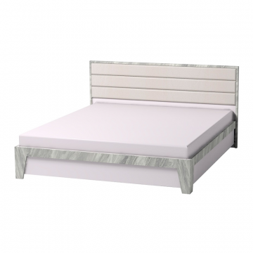 Кровать с ортопедическим основанием (металл) Айрис 307 Люкс 160х200, статуарио