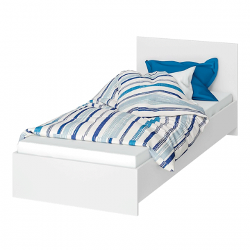 Кровать 80х200 с основанием ДСП Ронда КР-080, белый