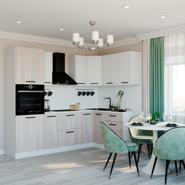 Кухонный гарнитур Демо 2400x1600 угловой