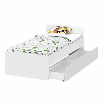 Детская кровать с основанием и ящиком Токио 90х200