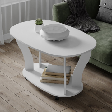 Столик журнальный Консул-3, белый