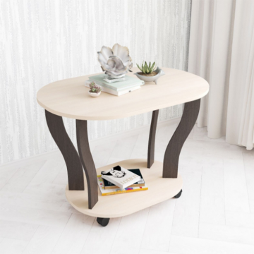 Столик журнальный Консул-3, дуб молочный