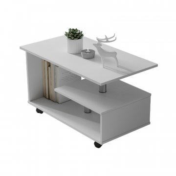 Столик журнальный Консул-5, белый