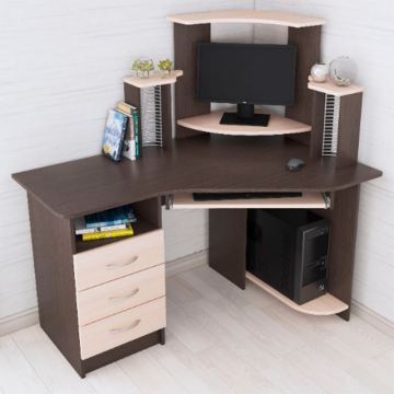 Стол компьютерный Грета-7, венге