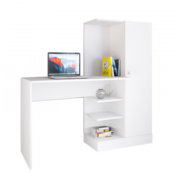 Стол компьютерный Квартет-6, белый