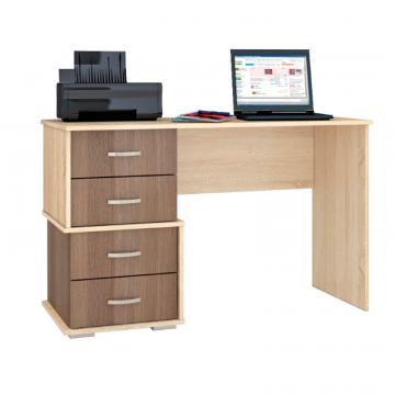 Стол письменный Сити-2, ясень шимо