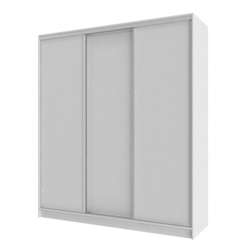 Шкаф-купе трехдверный 2000 Домашний Белый