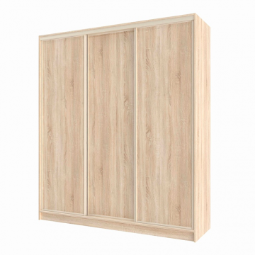 Шкаф-купе трехдверный 2000 Домашний Дуб сонома