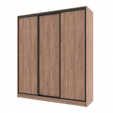 Шкаф-купе трехдверный 2000 Домашний Дуб табачный Craft