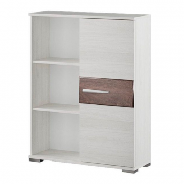 Шкаф-пенал универсальный Акита ясень анкор светлый/дуб бомонд какао