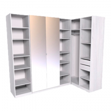 Гардеробная Рум. Комплект 3.2, ясень