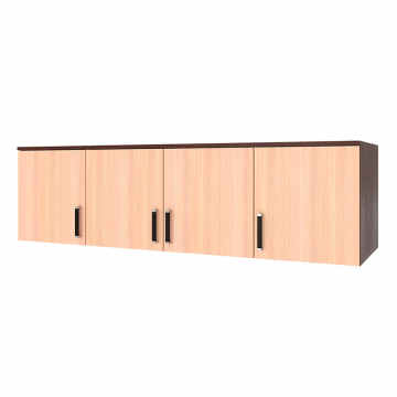 Антресоль для шкафа Лагуна 160, венге/дуб молочный