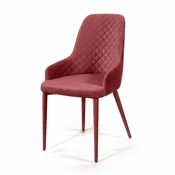 Стул Douglas ромб, бархат пудровый 15