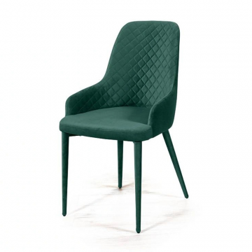 Стул Douglas ромб, бархат зеленый 19