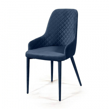 Стул Douglas ромб, бархат синий 29