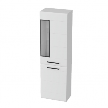 Шкаф-витрина «Кёльн» 1960 Белый Аляска/ Белый глянец