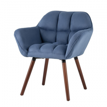 Кресло Брайан глубокий синий