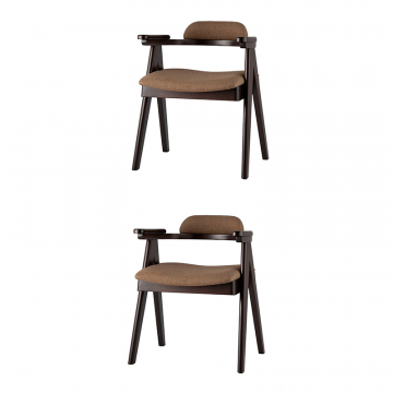 Комплект стульев обеденных OLAV кофейный 2 шт.