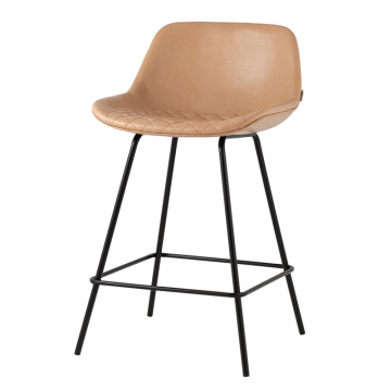 Стул полубарный Деймон экокожа бежевый