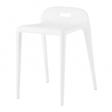 Табурет Sletten пластик белый