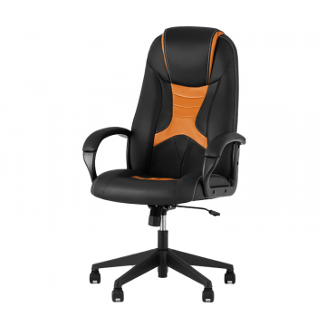 Кресло игровое TopChairs ST-CYBER 8 черный/оранжевый