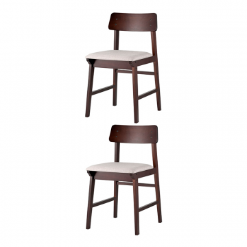 Комплект стульев ODEN светло-серый 2 шт.