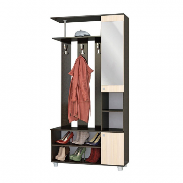 Прихожая Эконом венге/дуб молочный