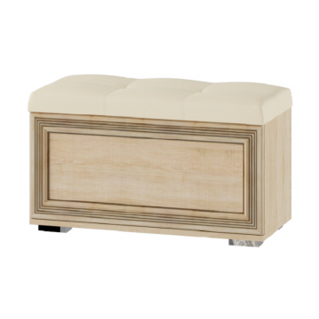 Банкетка с отсеком для хранения ЛБ-20, Ливорно, Дуб сонома