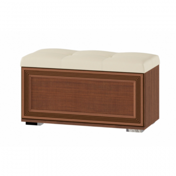 Банкетка с отсеком для хранения Ливорно ЛБ-20, орех