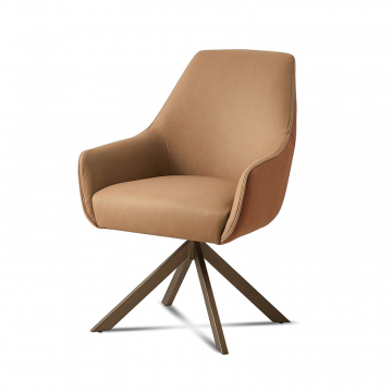 Стул Emma, карамель/терракотовый/бронза