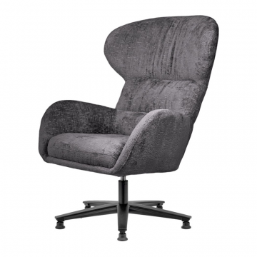 Кресло Teddy серый шенилл
