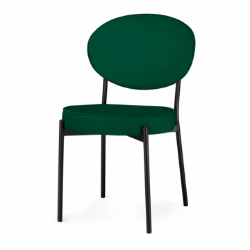 Стул на металлокаркасе Ройс зеленый / черный