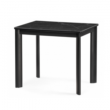 Керамический стол Кина 90(130)х65х76 shakespeare black / черный