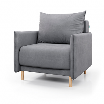 ЛУЧШИЙ ДРУГ Кресло серое