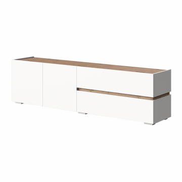 Атлон белый / дуб вотан