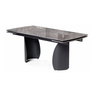 Керамический стол Готланд 180(240)х90х79 baolai / черный