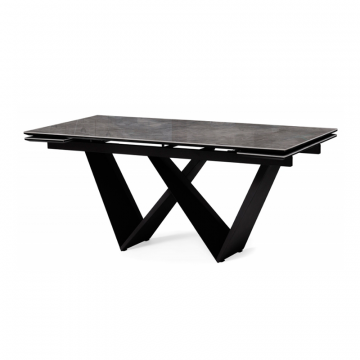 Керамический стол Бор 180(240)х90х78 baolai / черный