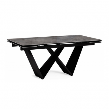 Керамический стол Бор 180(240)х90х78 baolai / черный