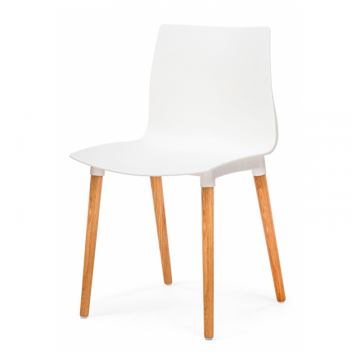 Пластиковый стул Кобе белый