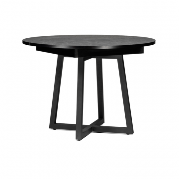 Деревянный стол Регна 100(130)х100х75 черный