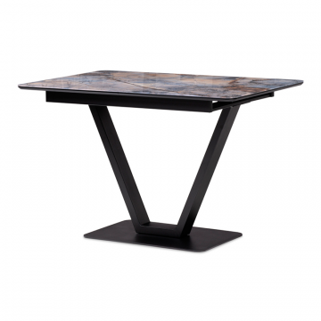 Стол на тумбе Бугун 120(160)х80х77 магеллан / черный