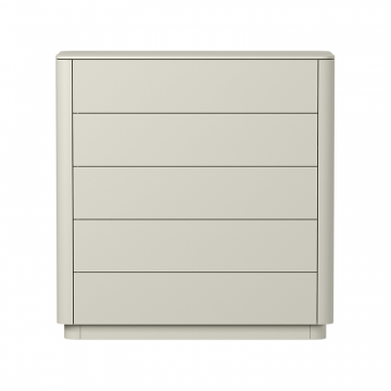 Комод Tammi 5 ящиков ширина 100 см (молочный)