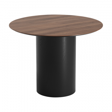 Стол обеденный Type D 100 см основание D 43 см (орех)